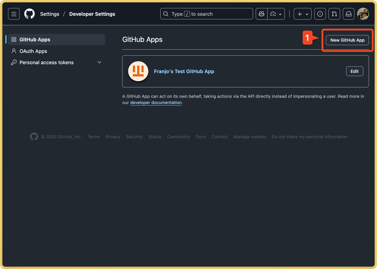 GitHub App Screenshot 1